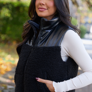 Clarissa Black Combo Reversible Vest SALE - Image 3