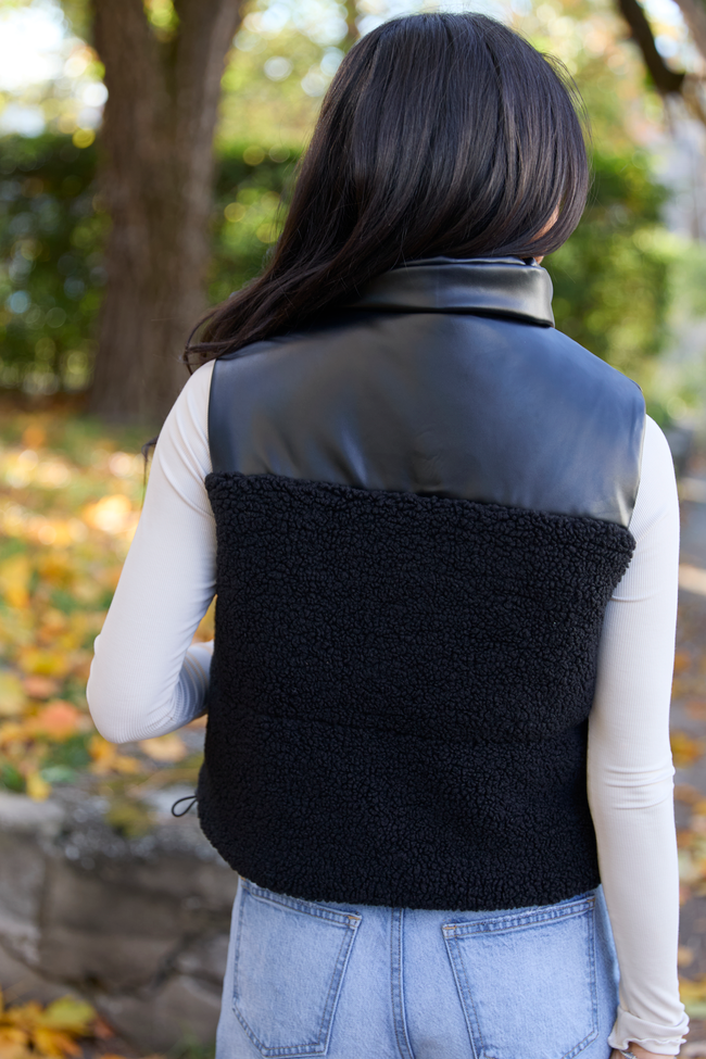 Clarissa Black Combo Reversible Vest SALE - Image 4