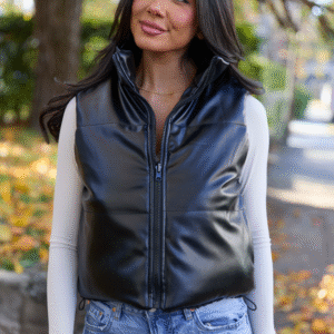 Clarissa Black Combo Reversible Vest SALE - Image 5