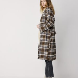 Summum Plaid Reversible Wrap Jacket - Image 2