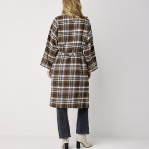 Summum Plaid Reversible Wrap Jacket - Image 3