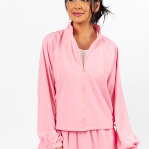 On The Daily Light Pink Full-Zip Windbreaker FINAL SALE - Image 3