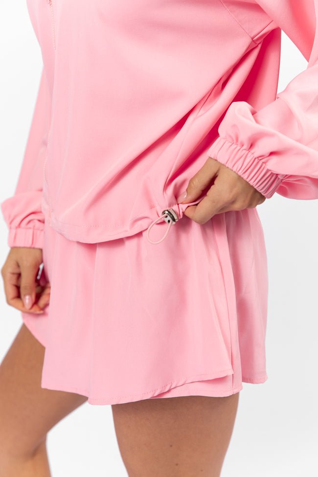 On The Daily Light Pink Full-Zip Windbreaker FINAL SALE - Image 8