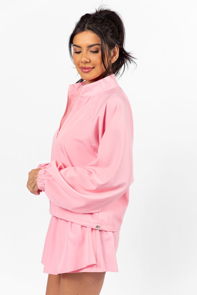 On The Daily Light Pink Full-Zip Windbreaker FINAL SALE - Image 6