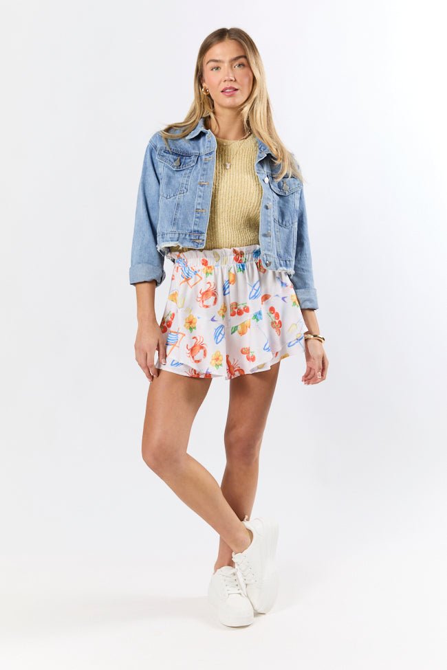 Run Around Town Medium Wash Deconstructed Denim Jacket FINAL SALE - Image 2