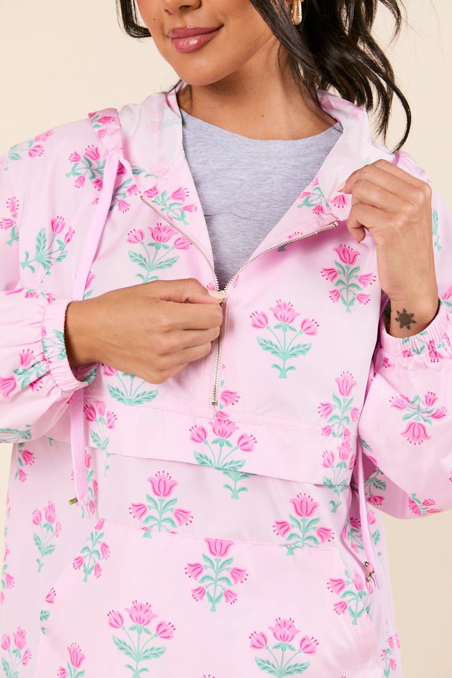 Delilah Pink Block Floral Pullover SALE - Image 3