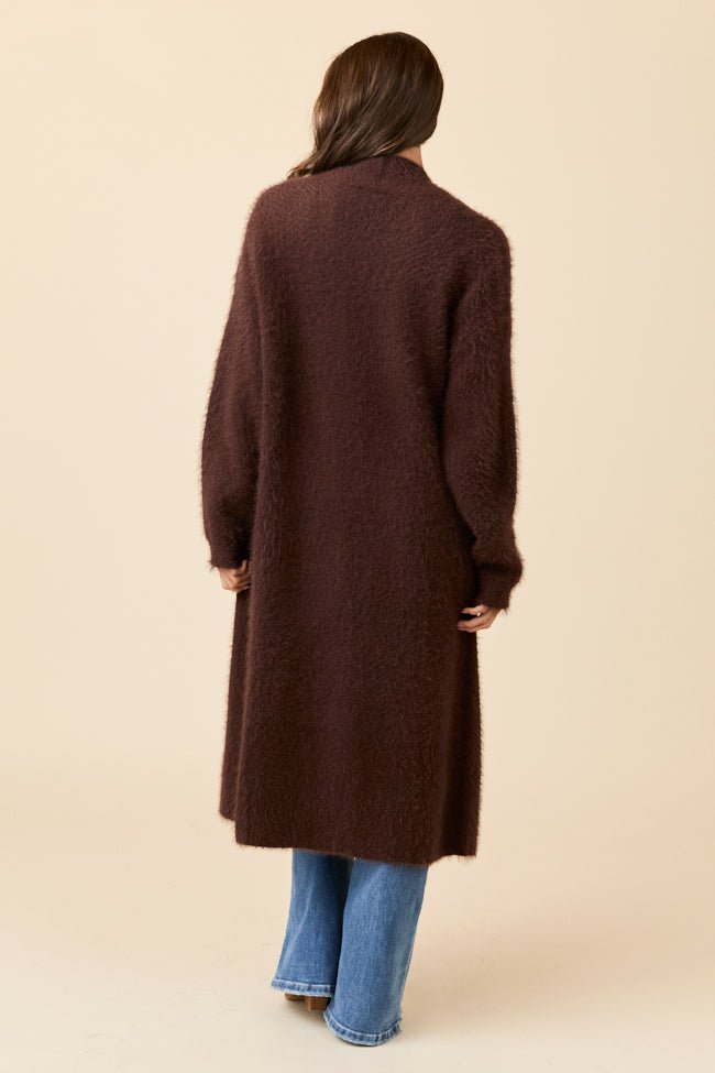 Laken Solid Brown Sweater Coat Emily Fauver X Pink Lily - Image 6