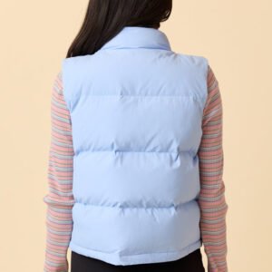 Liberty Frost Blue Bow Puffer Vest SALE - Image 6