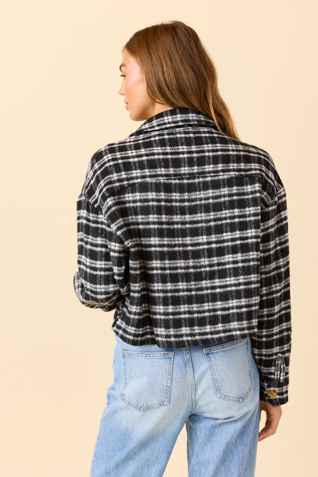Gretchen Black Plaid Jacket FINAL SALE - Image 5