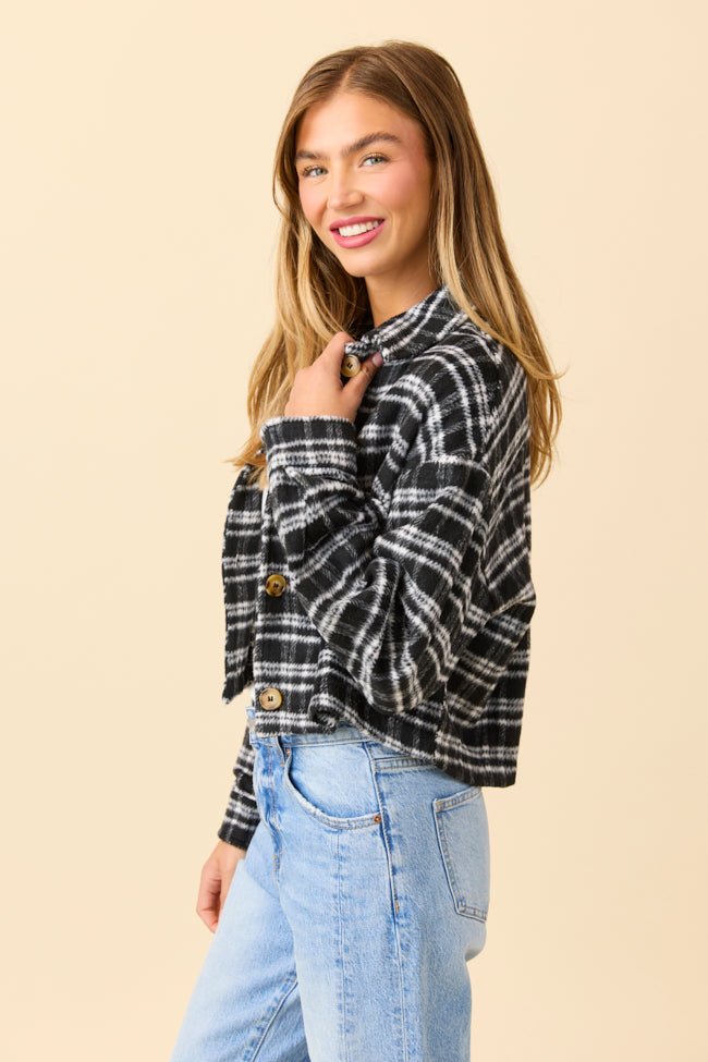 Gretchen Black Plaid Jacket FINAL SALE - Image 4