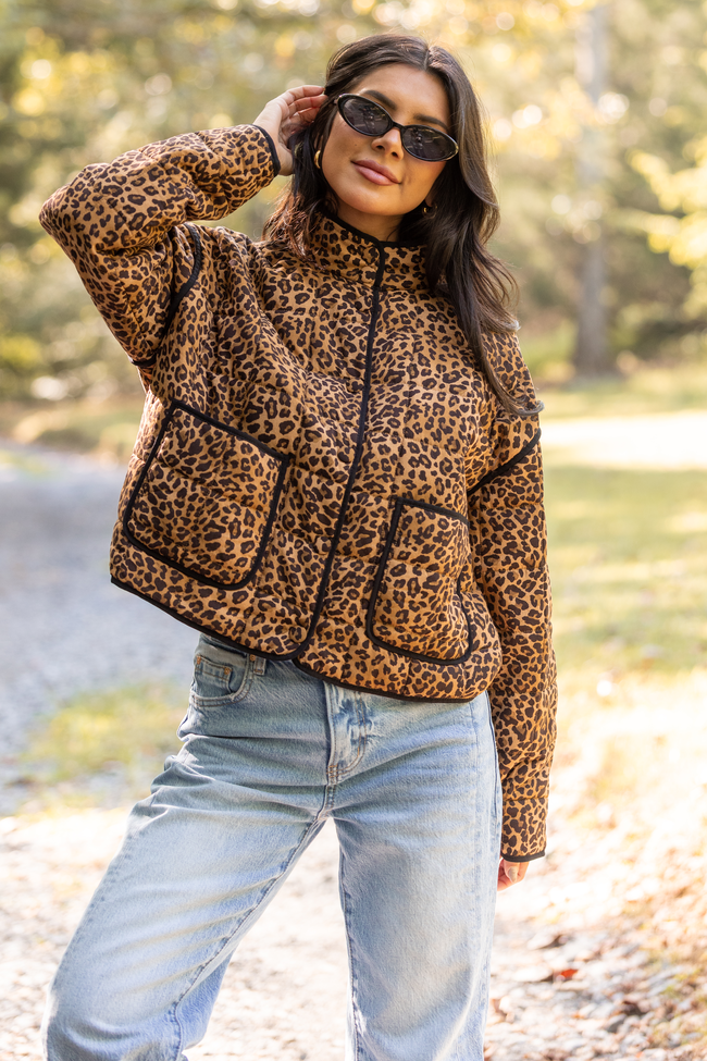 Sterling Leopard Snap Up Jacket SALE - Image 2