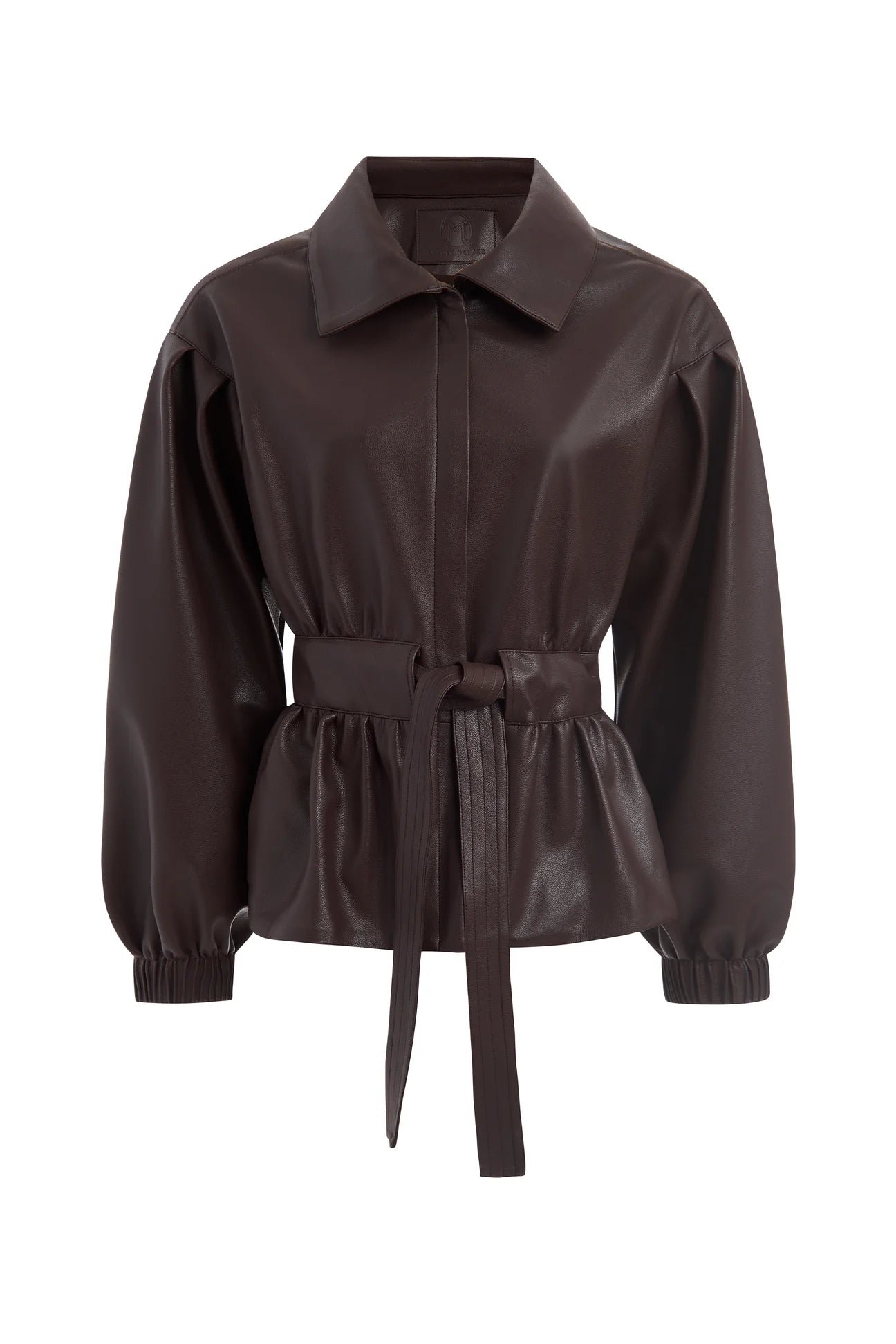 Marie Oliver Chazz Jacket in Walnut Leather - Image 3