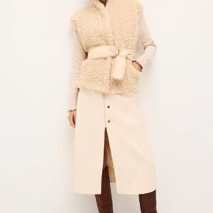 Marie Oliver Astrid Vest in Cream - Image 2