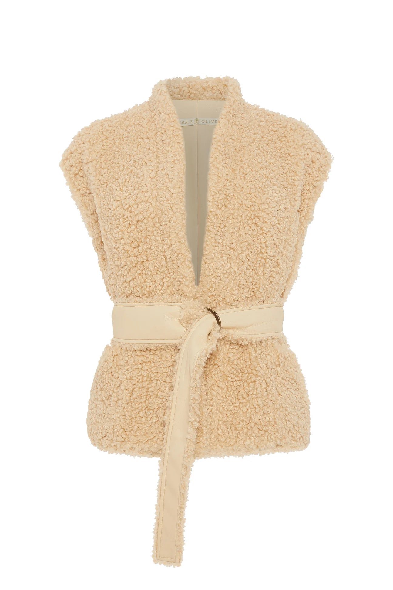 Marie Oliver Astrid Vest in Cream - Image 5