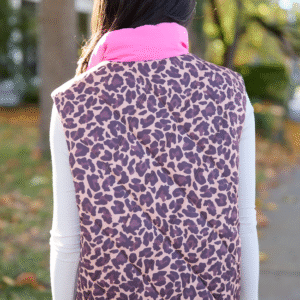 Ashley Leopard Puffer Vest SALE - Image 5