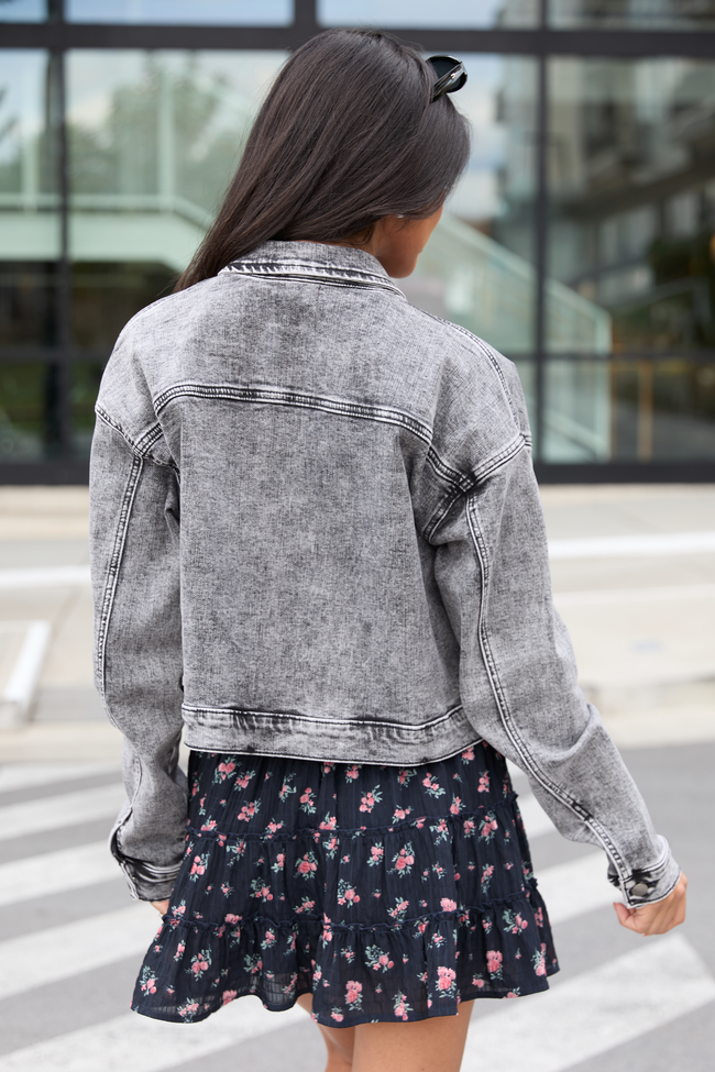 My Favorite Black Wash Denim Jacket SALE - Image 4