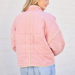 Maggie Pink Quilted Jacket SALE - Image 4