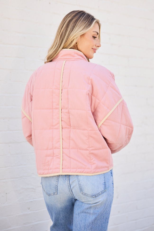 Maggie Pink Quilted Jacket SALE - Image 4