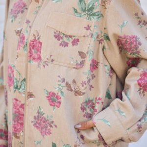 Lucy Brown Floral Barn Jacket SALE - Image 7