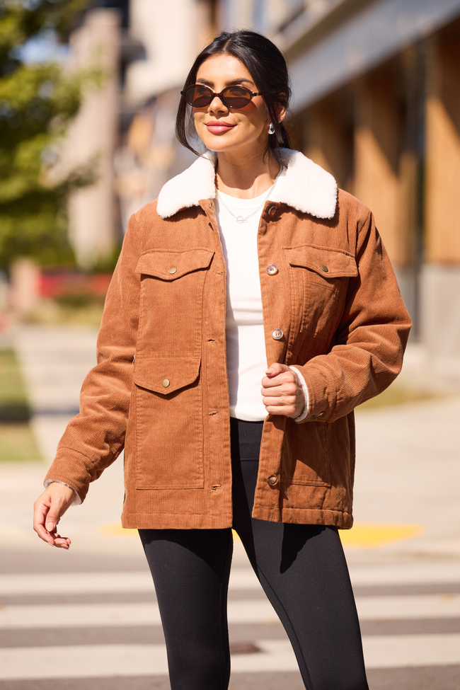 Dixie Brown Corduroy Jacket SALE - Image 1