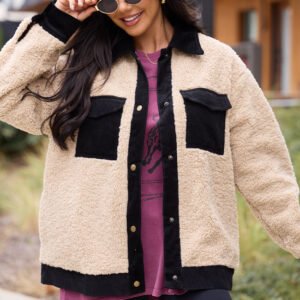 Remington Sherpa Corduroy Snap Jacket SALE - Image 1