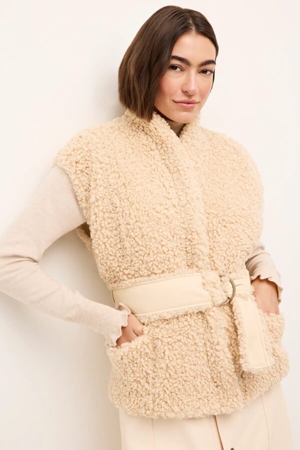 Marie Oliver Astrid Vest in Cream