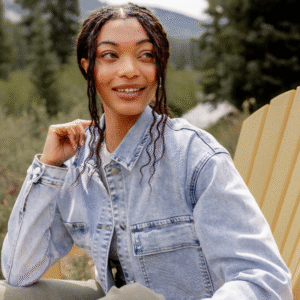 My Favorite Light Wash Denim Jacket SALE - Image 1